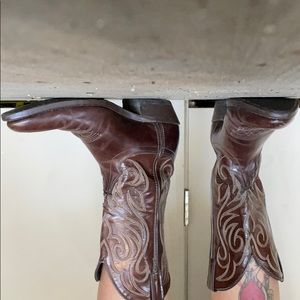 Brown Laredo Cowgirl Boots 8 1/2 D